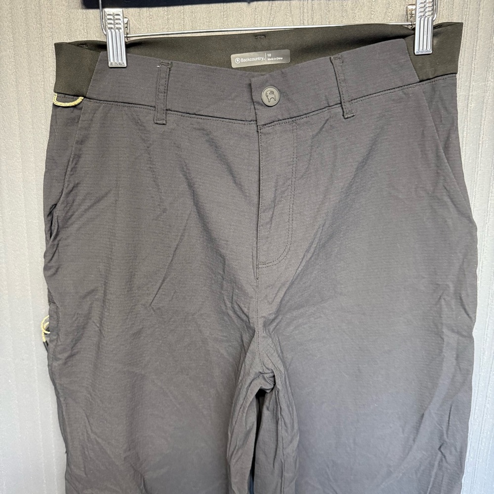 Backcountry Wasatch Ripstop Trail Pant Black Women's Size 10 - Picture 4 of 8